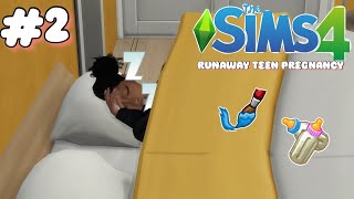 LAST DAY IN MOTEL 😒 Runaway Teen Pregnancy 02  The Sims 4 LP [upl. by Hilton214]