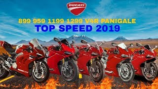 Ducati 899 959 1199 1299 V4R Panigale Top Speed [upl. by Watt]