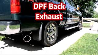 4quot Delete Pipe vs Full Exhaust  67 Powerstroke [upl. by Blasius]