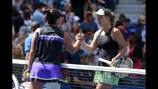 Caroline Wozniacki vs Bianca Andreescu  US Open 2019 R3 Highlights [upl. by Naujud]