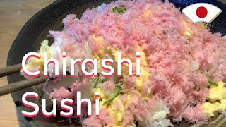 Chirashi Sushi No Raw Fish Easy and Pretty Sushi Recipe 【SUBS】 [upl. by Atteuqahc713]