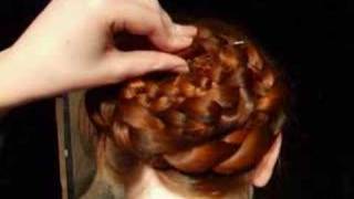 Tutoriel  chignon tressé double avec deux nattes [upl. by Arnold]