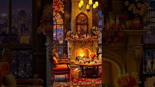 Smooth Night Jazz in Cozy Coffee Shop jazz shorts relaxingjazz [upl. by Erasaec]