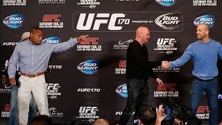 UFC 170 Patrick Cummins Presser Experience [upl. by Nov]