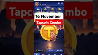 Tapcoin Today Combo  16 November TAPCoin Daily Combo tapcoin airdrop tapcoindailybounty [upl. by Nickey]