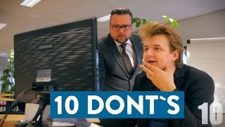 10 Donts op het werk Met Arie Koomen [upl. by Paver257]