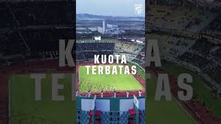 Presale ticket Persebaya vs Persija akan dibuka Jumat 1 November pukul 1800 WIB Kuota terbatas [upl. by Hurlow]