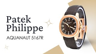 Patek Philippe Aquanaut 5167R [upl. by Nihi]