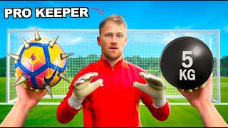 Can a Pro Keeper Stop these DANGEROUS Footballs [upl. by Kendy]