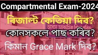 Compartmental exam result 2024 assamese medium seba compartmental exam 2024 result date sr education [upl. by Britney]