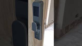 smart lock home Golens X56 Luxury Smart Digital Door [upl. by Eimmis]