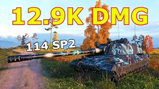 World of Tanks 114 SP2  8 Kills 129K Damage [upl. by Gautious]