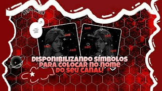 ̫̫˖🍓ִֶ֪࣭✦𓎆̼𓈒Disponibilizando símbolos para colocar no nome do seu canal símbolos nos comentários [upl. by Lizette]