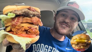 Hardee’s BLT Frisco Sandwiches and Ribeye Steak amp Egg Biscuit Review [upl. by Magdalene636]