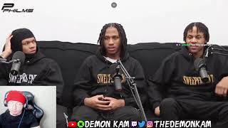 Demon Kam Reacts to Sweepers Interview  Sdot Go Jay Hound amp NazGPG On Music  Kenzo B  Thunder [upl. by Bowen304]