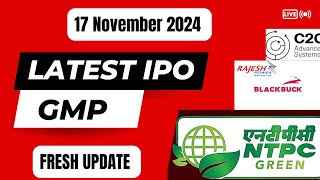 IPO GMP Latest Update 17112024 ipogmptoday [upl. by Nevai241]