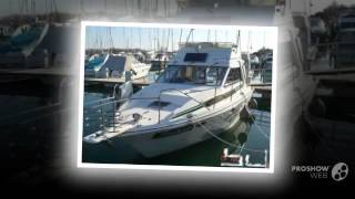 Bayliner 3460 convertibile power boat flybridge yacht year  1989 [upl. by Kusin]