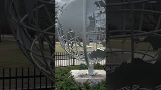 AMAZING ✨GLOBE 🌍 Westfield State University globe earth university art amazing sculpture [upl. by Ihtak]