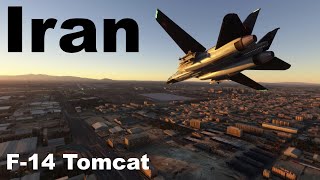 F14 Tomcat  MACH 1 in Iran  Microsoft Flight Simulator 2020  MiGMan MEGA Mix 67 [upl. by Atiuqam]