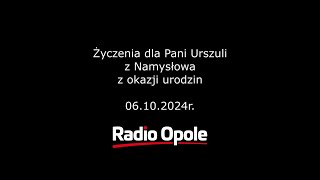 06102024r Pani Urszula z Namysłowa [upl. by Kcirdahc]