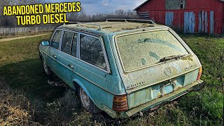 First Wash in 20 Years ABANDONED Barn Find Mercedes 300TD  Car Detailing Restoration [upl. by Gridley]