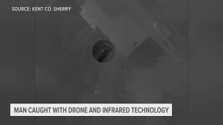 Suspect caught with drone using infrared technology [upl. by Coney883]