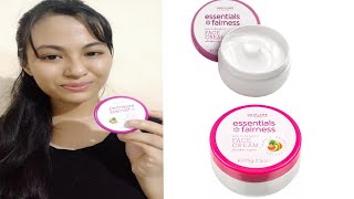 Oriflame Essentials Fairness Multi Benefit Face Cream Review l Demo l Sabnam Ara Hazarika [upl. by Laven]