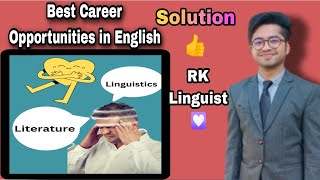 Literature Vs linguistics  which field has better opportunities  How to choose Career in English [upl. by Stoat826]