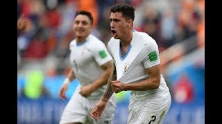 Egipto 01 Uruguay  Gol de Giménez  Relato Rodrigo Romano [upl. by Esaele]