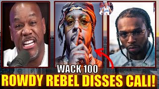 WACK 100 REACTS TO ROWDY REBEL DISSIN THE HOOVERS amp CALI BECAUSE OF POP SMOKE SITUATION 👀👀❓🤔 [upl. by Enegue623]