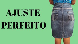 COMO AJUSTAR SAIA JEANS [upl. by Dibbrun]