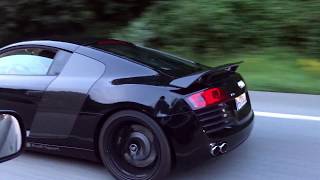 Audi R8 V8 Black Carbon Edition Exhaust Coldstart Sound better than CAPRISTO [upl. by Kelwin266]