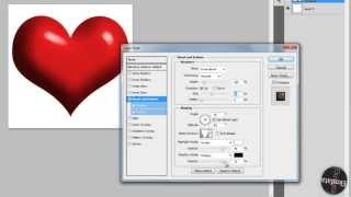 How to make 3D heart Photoshop CS6 5 4 3 2 HD with voice [upl. by Shandeigh531]