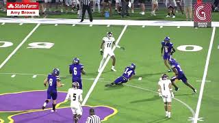 Game Highlights Central 43 Villa Rica 28  2024 [upl. by Norby628]