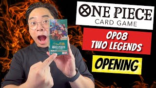 NEW One Piece Trading Card Game OP08 Two Legends Booster Box Opening [upl. by Kroy]