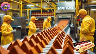 How Toblerone Is Made In Factory l Toblerone Factory Process [upl. by Lamprey]