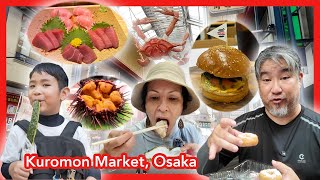 Kuromon Market OSAKA JAPAN [upl. by Kela]