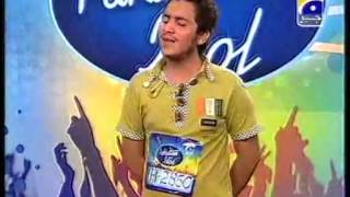 Shahid Ali Sonoo in Pakistan Idol Karachi Auditions [upl. by Mareah]