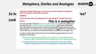 Metaphors Similes and Analogies  English Language [upl. by Lennard553]