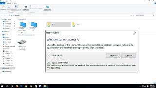 How to Fix Network Error Windows Cannot Access In Windows 10817 [upl. by Vashtia379]