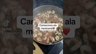 Camarones ala mexicana ❤️🍤 youtubeshorts comidasmexicanas camaronesmexicanos mexicanfood [upl. by Retluoc]