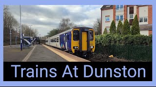 Trains At Dunston 18022024 [upl. by Kalvin]