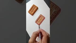 Realistic Parle g biuscit Drawing  drawing shorts parleg  AyushTheArtist5120 [upl. by Yevol]