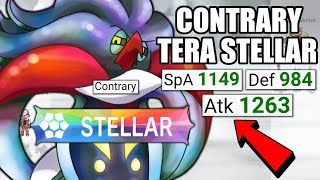 STELLAR TYPE CONTRARY MALAMAR IS BROKEN POKEMON SCARLET AND VIOLET  POKEMON SHOWDOWN [upl. by Argela453]