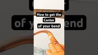 How to get the center of your bend with the MONUMENT pipe benders [upl. by Dionis]