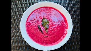 Rich amp Creamy Beetroot Pachadi  Sadya Pachadi  കല്യാണ പച്ചടി [upl. by Turmel]