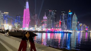 FIFA WORLD CUP 2022 pyrotechnics drone shows fireworks free for FIFA fans everyday 🇶🇦Qatar Fifa [upl. by Nnylarej]