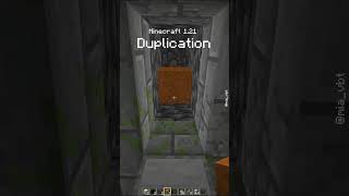 Minecraft 121 🔥 Easy Item Duplication Glitch 💎 Unlimited Resources [upl. by Refinnej710]