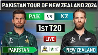 PAKISTAN vs NEW ZEALAND 1st T20 MATCH LIVE COMMENTARY  PAK vs NZ LIVE  PAK BATTING [upl. by Sibylla798]