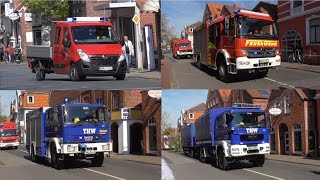 Maibaum Blaulichtumzug Feuerwehr  THW Norden [upl. by Hertberg978]